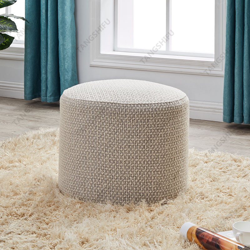 TSF-6802-Cream Linen Fabric Living room furniture