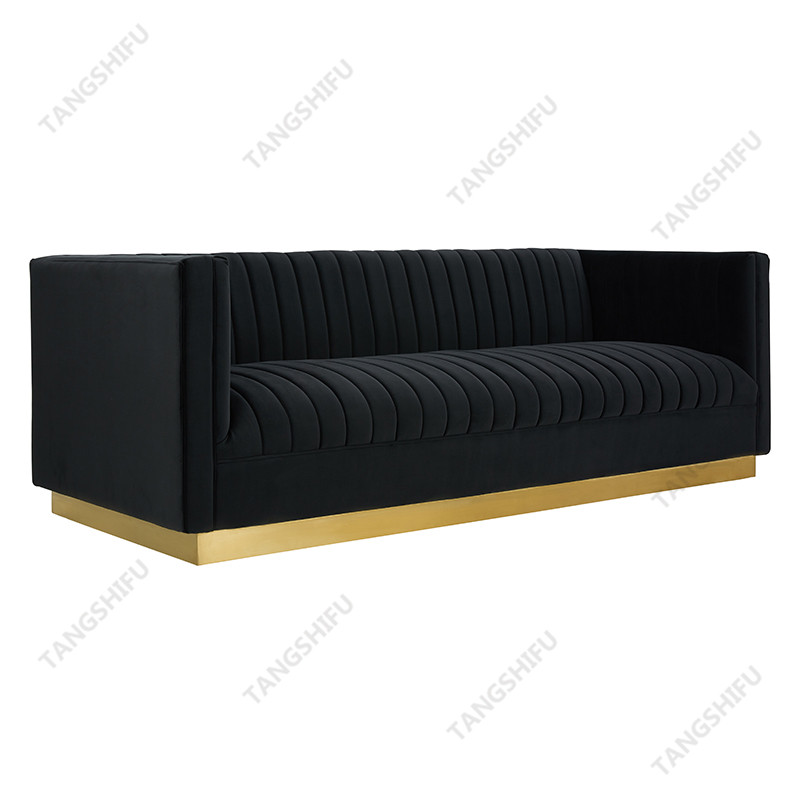 TSF-6611-3 This wholesale rectangle couch is a living room furniture or dining room furniture. the leisure sofa is exquisitely made, soft and comfortable.

TSF-6611-3-Black 7033-32,It is hgh-quality furniture produced by Zhejiang Tangshifu Furniture Co.,Ltd.

Zhejiang Tangshifu Furniture Co.,Ltd is a furniture manufacturer in China with many years of rich experience. Tsf is a leading supplier of fabric accent chairs in china, and its products are sold at home and abroad.

6