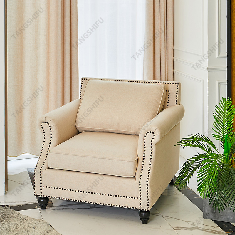 TSF-63801-1-Beige Chair Accent chairs