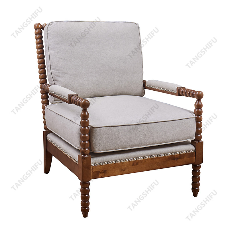 TSF-257 This wholesale seating chair woodis a living room furniture. The upholstered guest chair is exquisitely made, lordly and comfortable.

TSF-257-Beige,It is hgh-quality furniture produced by Zhejiang Tangshifu Furniture Co.,Ltd.

Zhejiang Tangshifu Furniture Co.,Ltd is a furniture manufacturer in China with many years of rich experience. Tsf is a leading supplier of fabric accent chairs in china, and its products are sold at home and abroad.