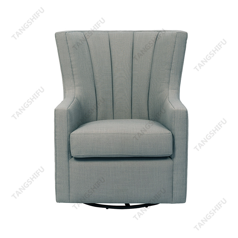 TSF-3301SW Grey Linen Accent chairs