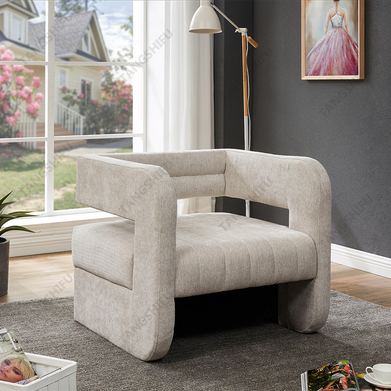 TSF-6651-Cream SKY1011-2 Accent chairs
