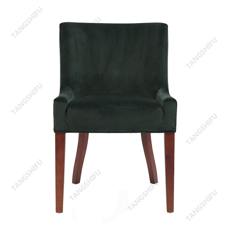 TSF-D035-Green Velvet Dining Chairs