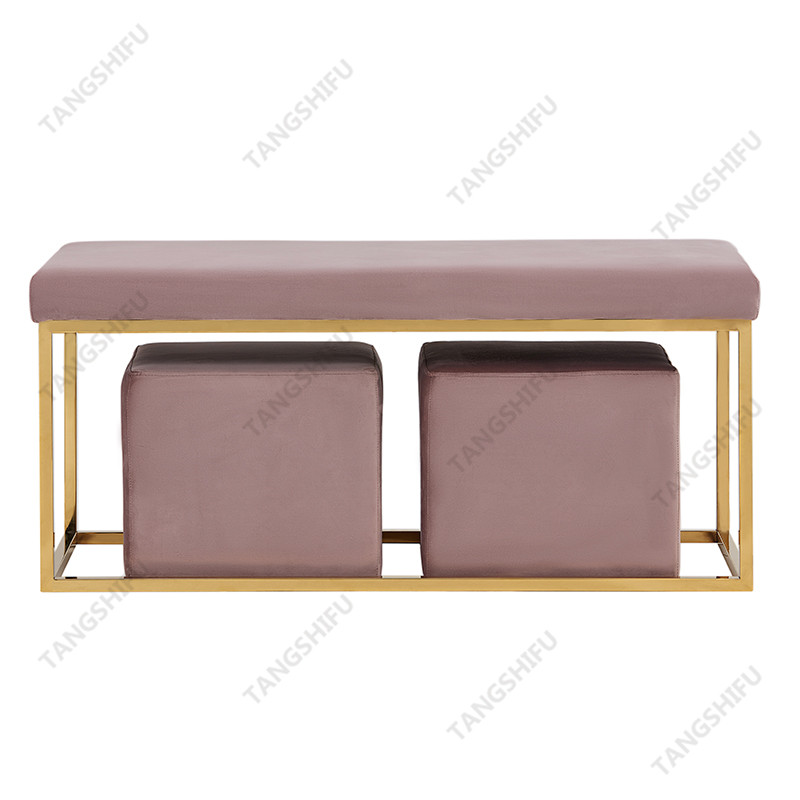 adjustable storage bench set