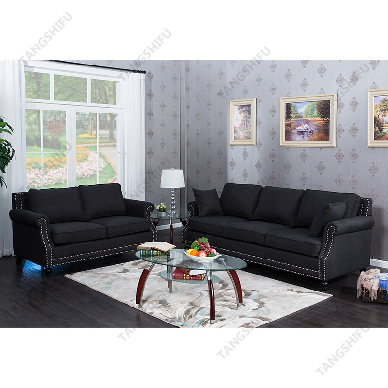 TSF-63801-2-Grey Sofa Living room furniture