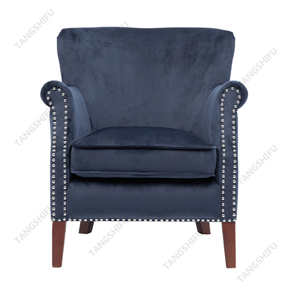 TSF-8010-Navy Velvet Accent chairs